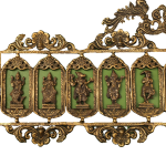 Brass Dashavatar Wall Hanging | 30" x 12" Divine Art | 7.6kg Antique Finish Masterpiece | Sacred Avatar Series | Wall Decor | Jaipurio